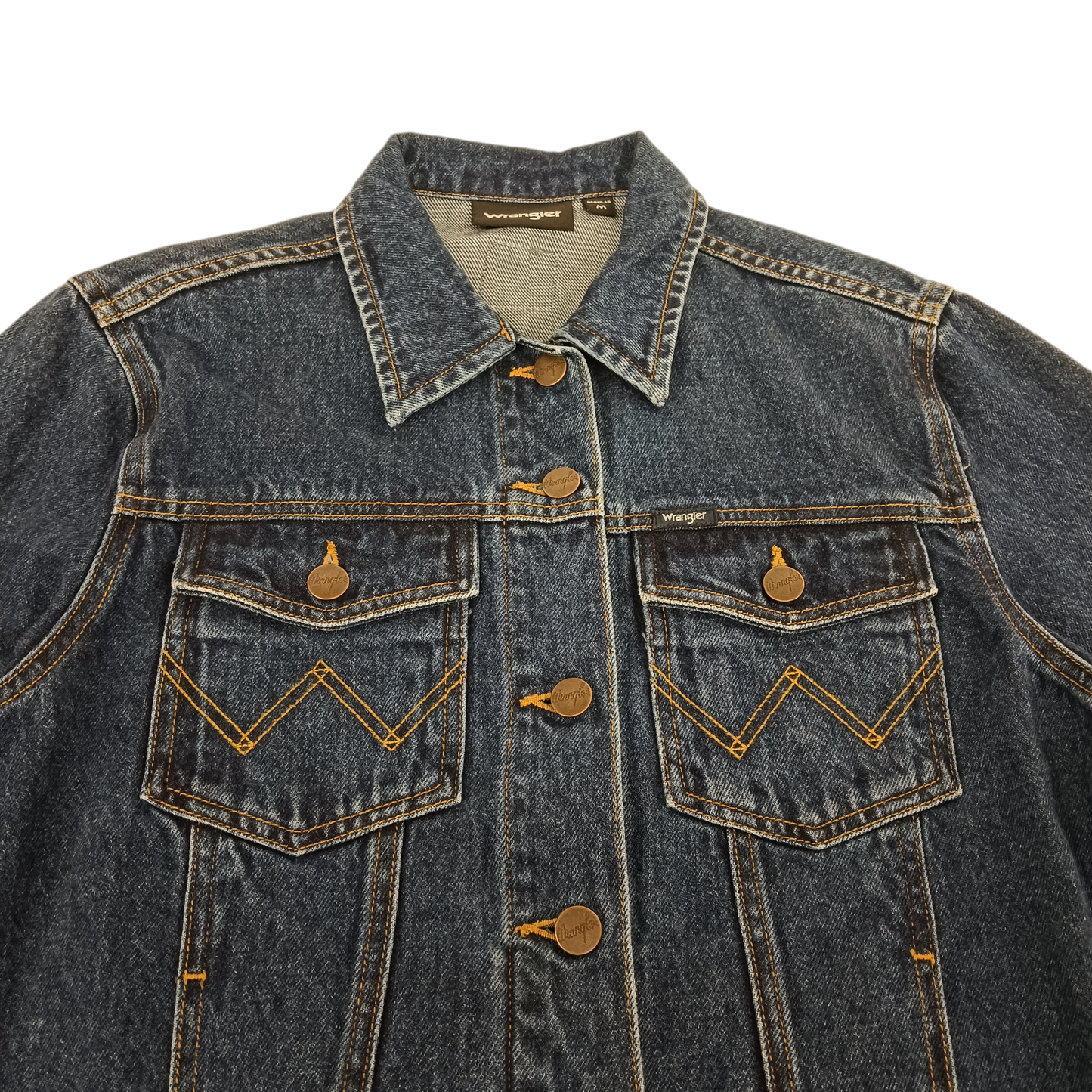 WRANGLER Denim Jacket SIZE M Lady's Navy