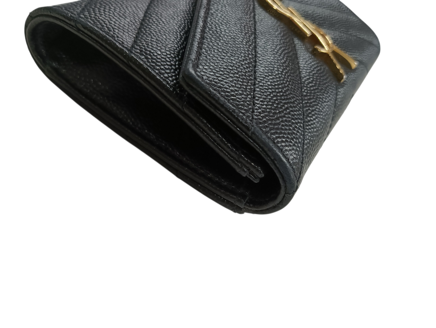 Saint Laurent Paris Card Case Black 1021 414404