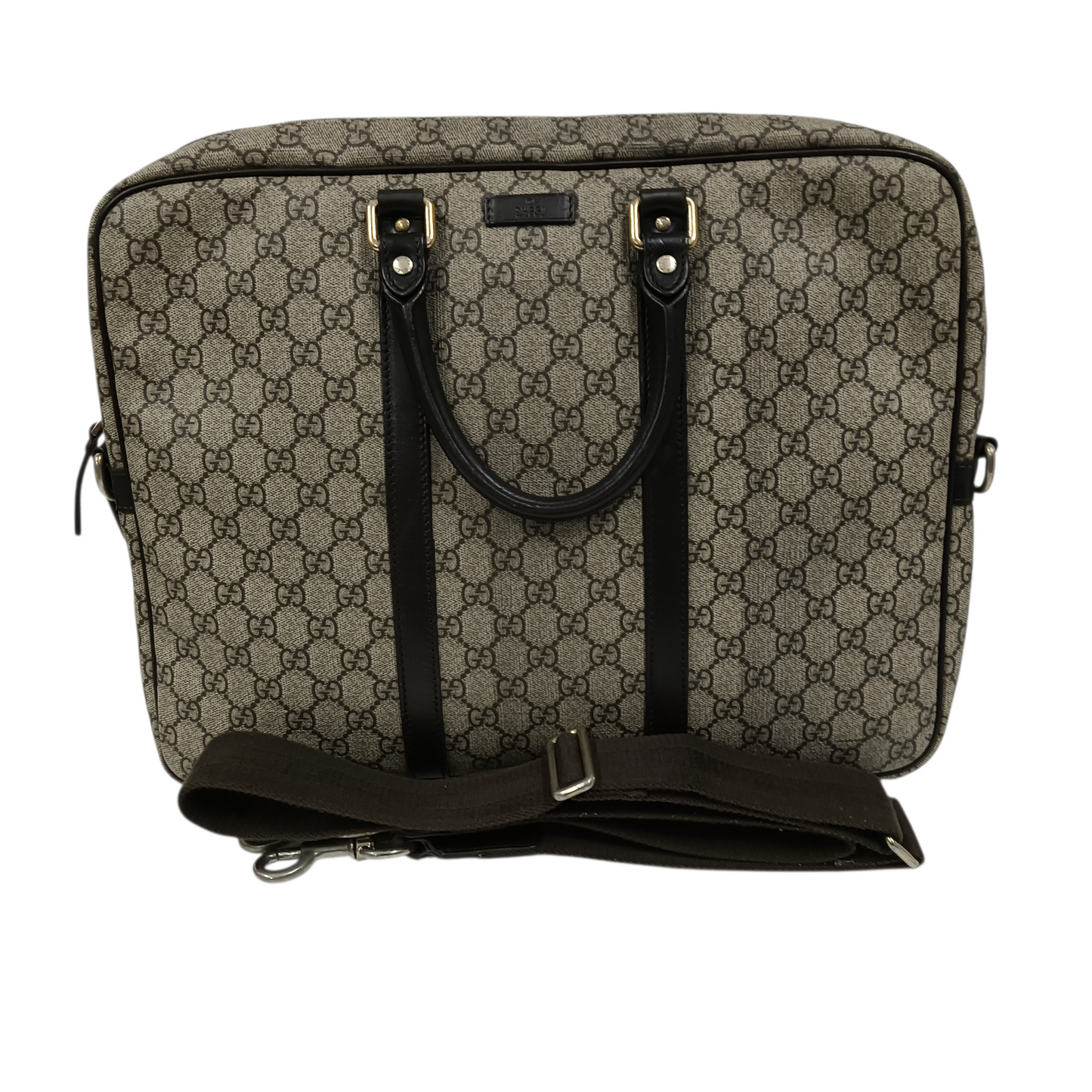 GUCCI 2WAY Bag 208483 Gray Scratch