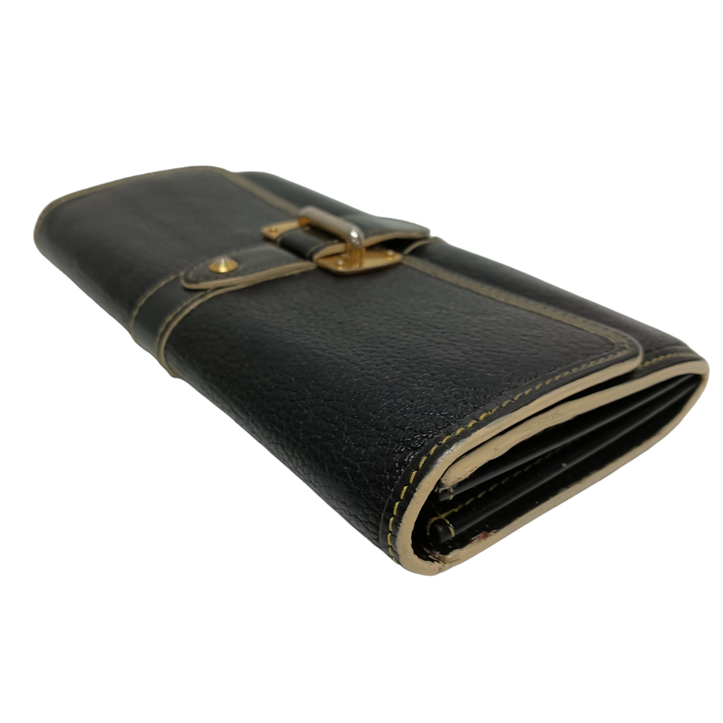 LOUIS VUITTON Long Wallet Black