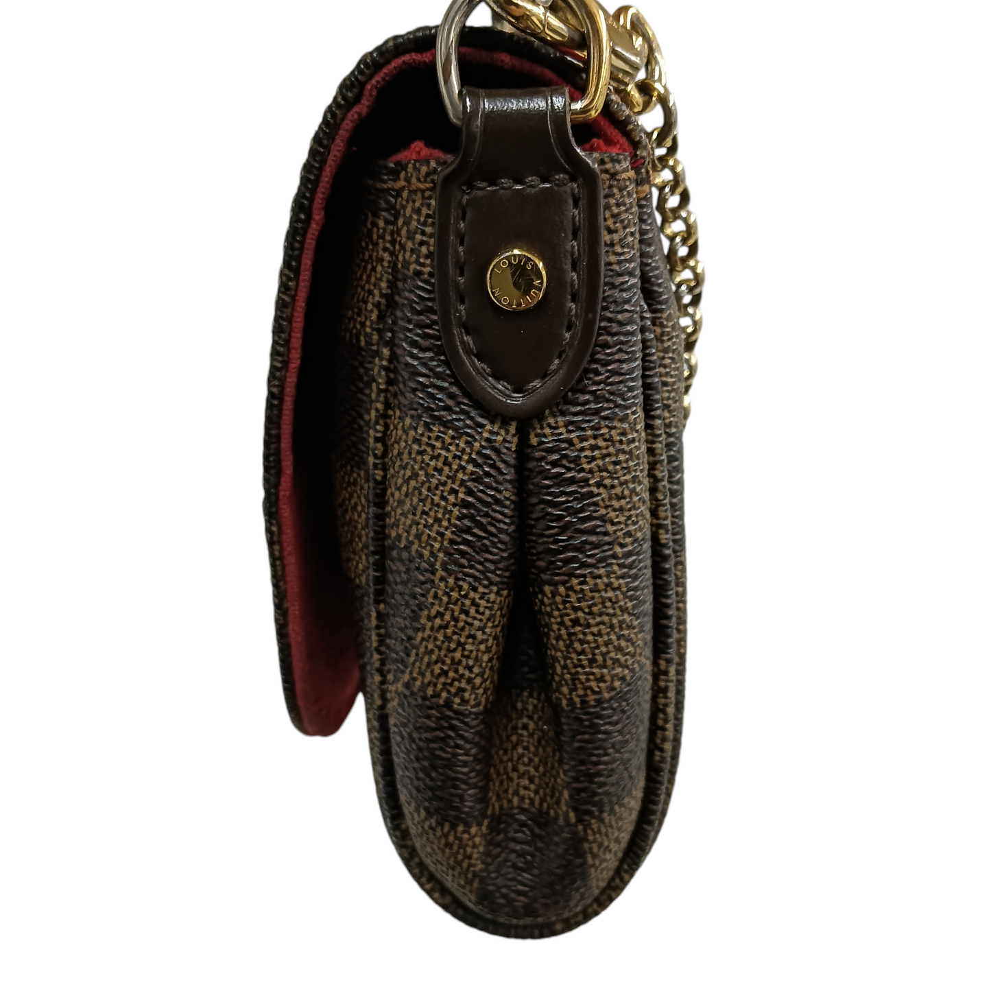 LOUIS VUITTON Shoulder Bag Damier N41129 Brown SP0099 Rank B *Scratch