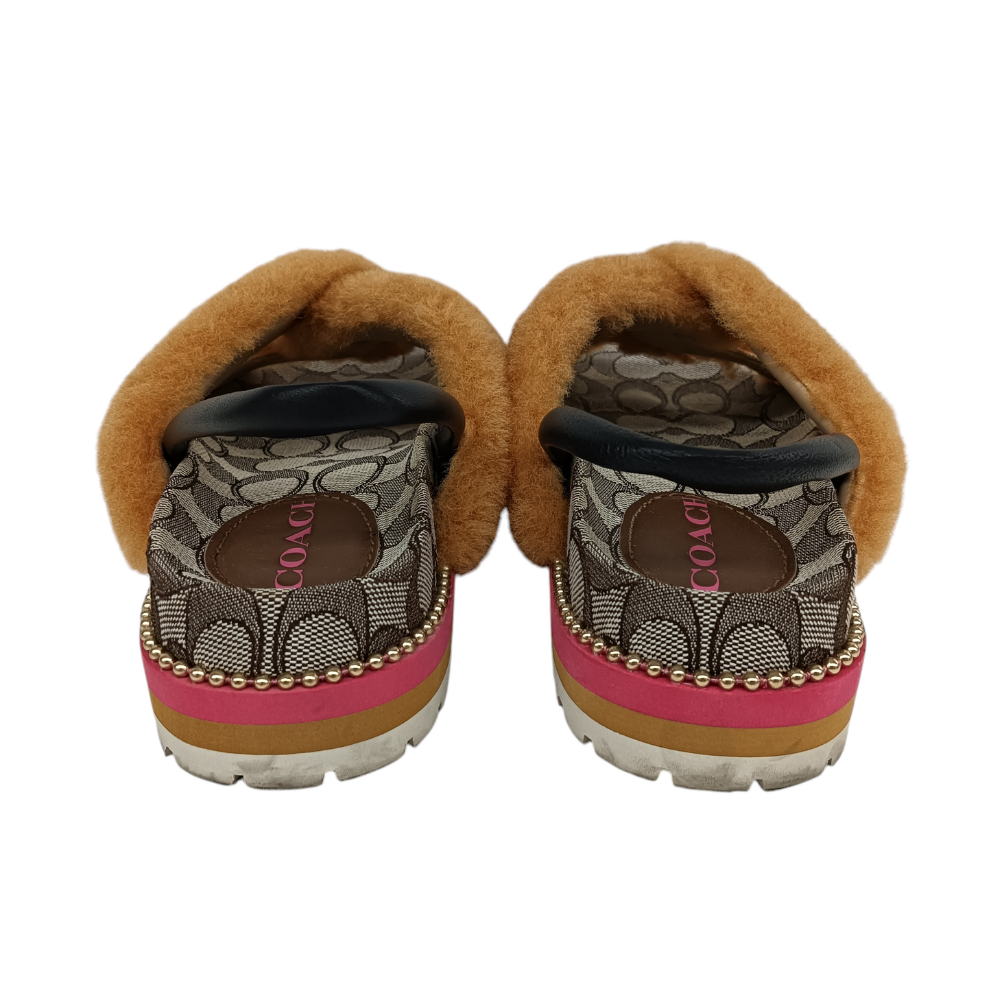 COACH Sandal 36.5 Lady's Brown Rank (B) G5885