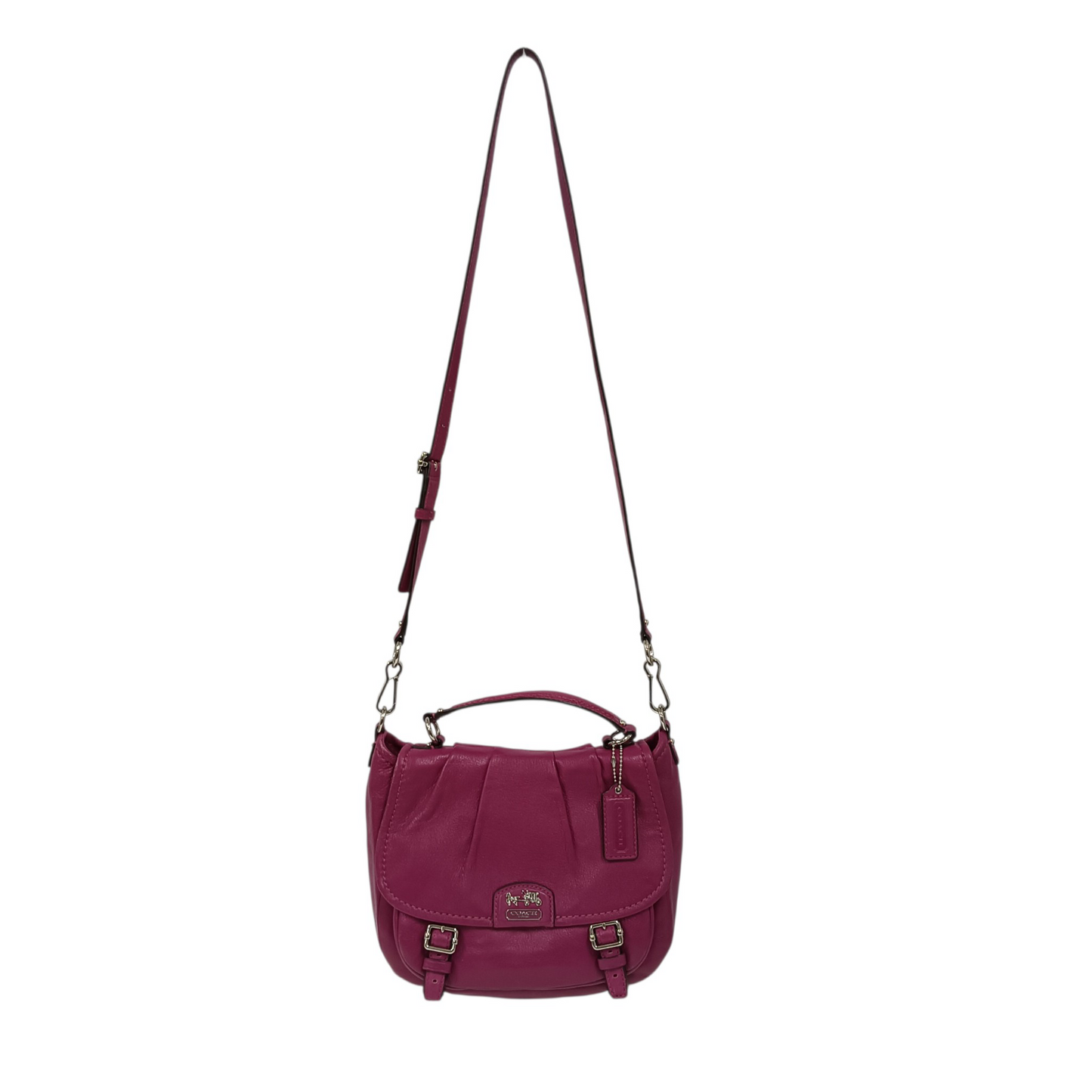 COACH 2WAY Bag F1276-21223 Purple **Scratch