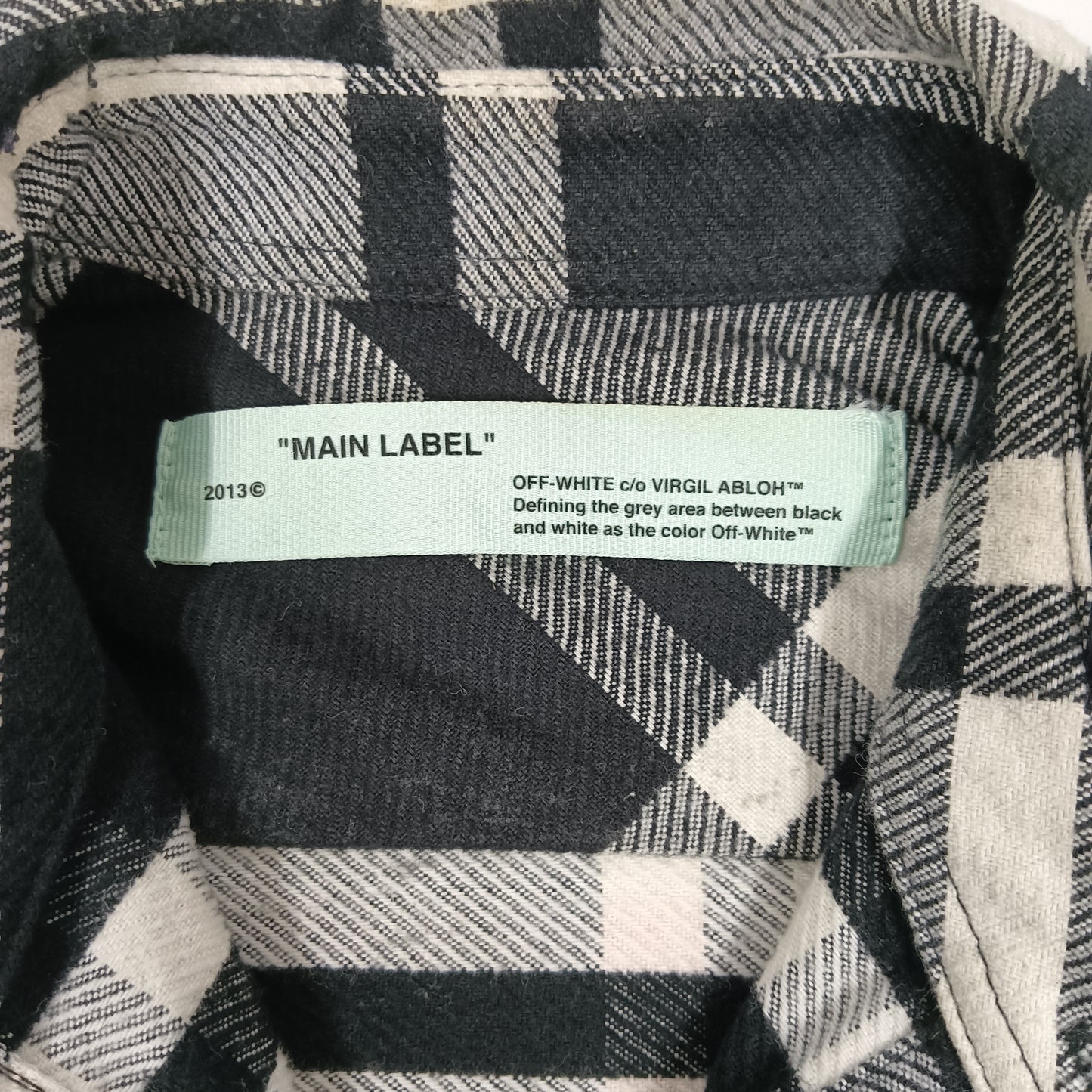 OFFWHITE Shirt Size XL Mens Black/White