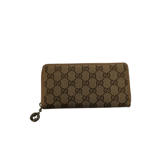 GUCCI Long Wallet Brown 233025