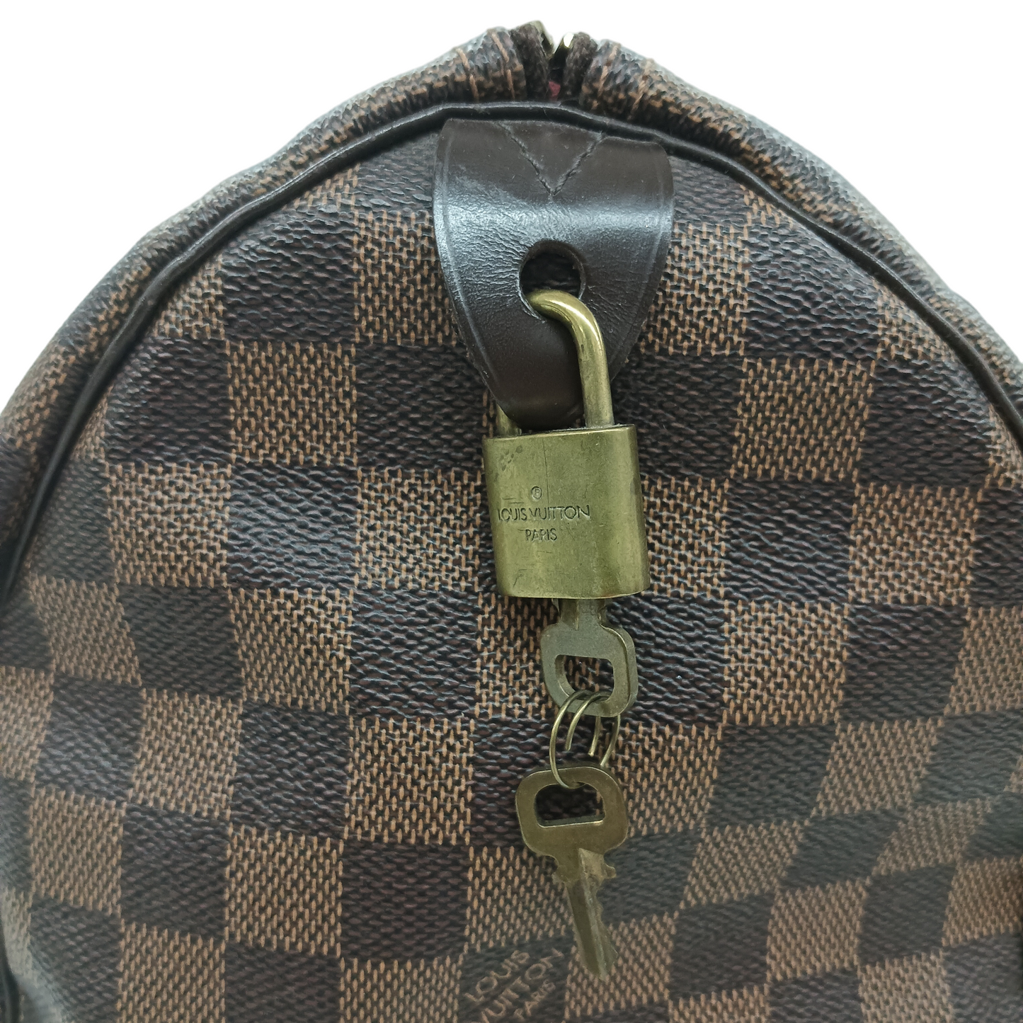 LOUIS VUITTON Bag Damier N41523 Brown Speedy35