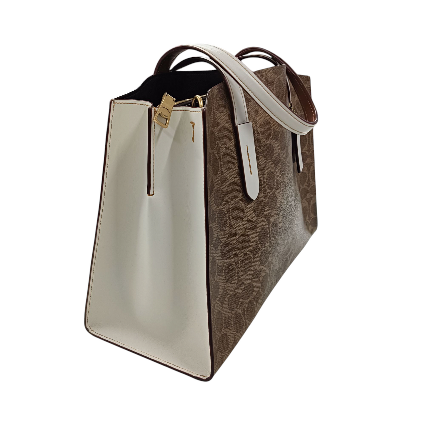 COACH 2Way Bag Beige 31210