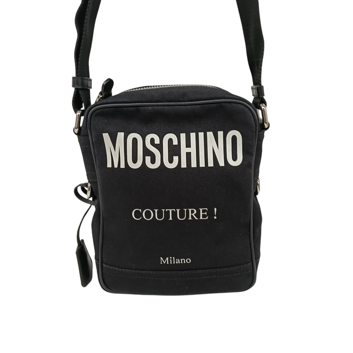 MOSCHINO Shoulder Bag Rank (B) Black