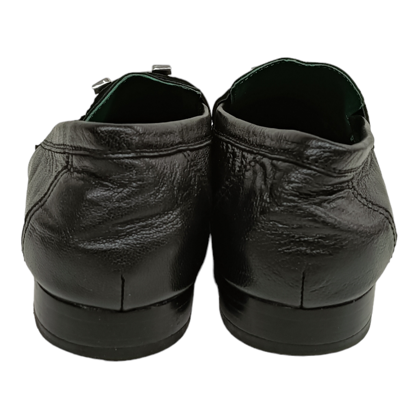 HERMES Loafers 36 Lady's Black