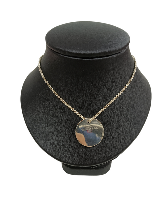 Tiffany & Co Necklace Round Plate