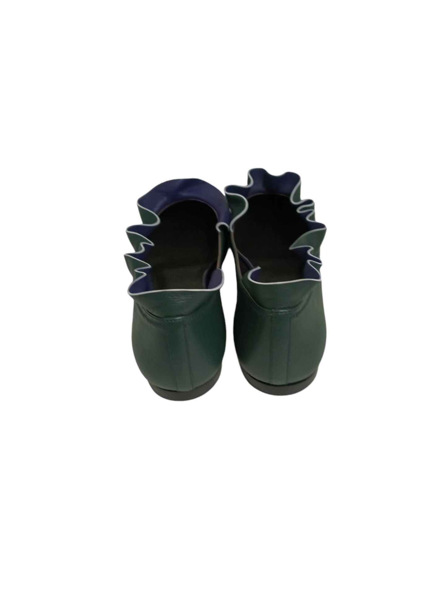 FENDI PUMPS 37 LADY'S GREEN/PURPPLR 8F6354