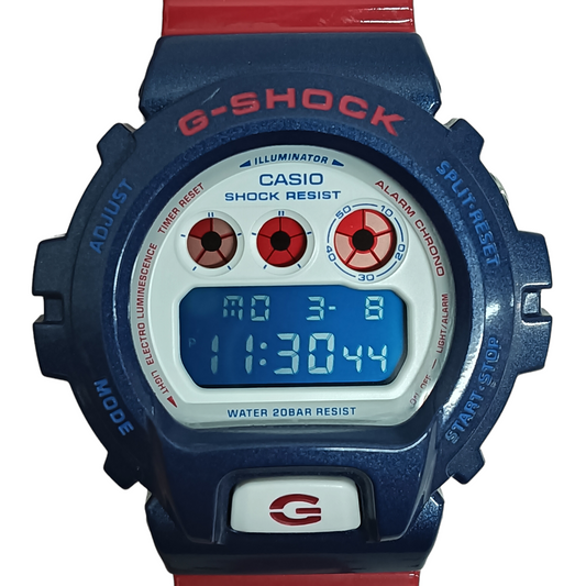 CASIO G-Shock Wrist Watch Blue/Red DW-6900AC