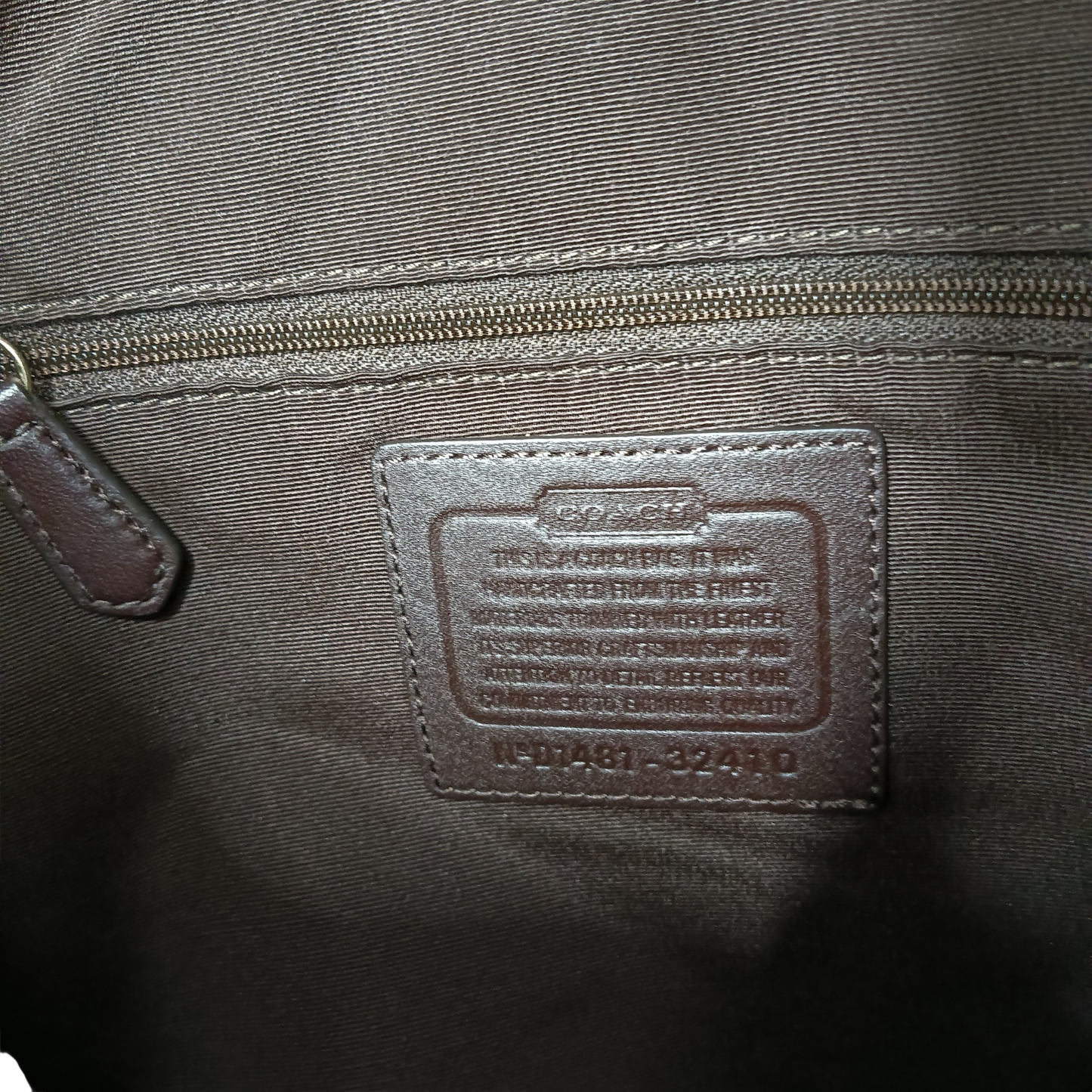 COACH Shoulder Bag D1481-32410 Brown madisonocelot animal