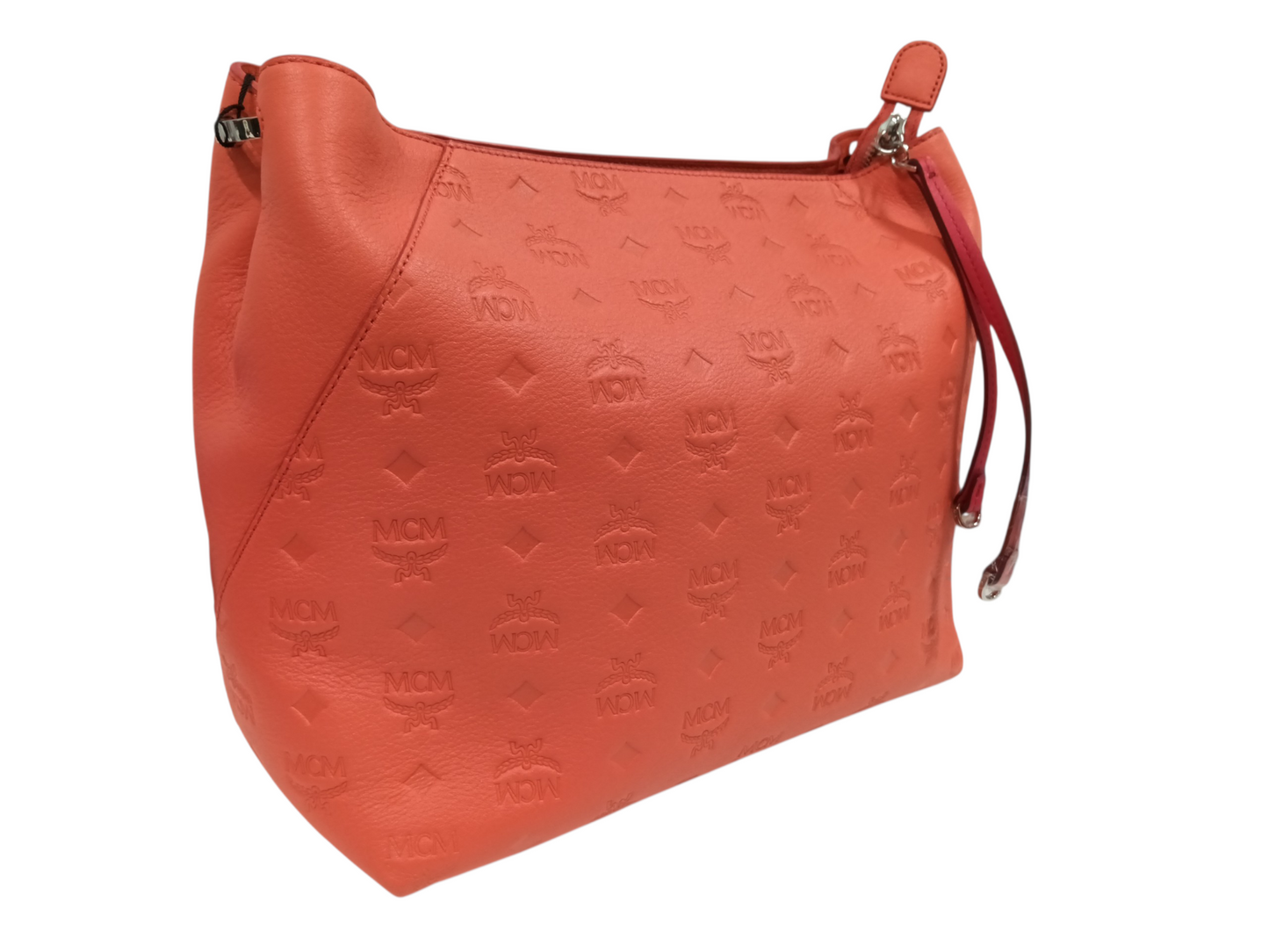 MCM SHOULDER BAG PINK RANK A