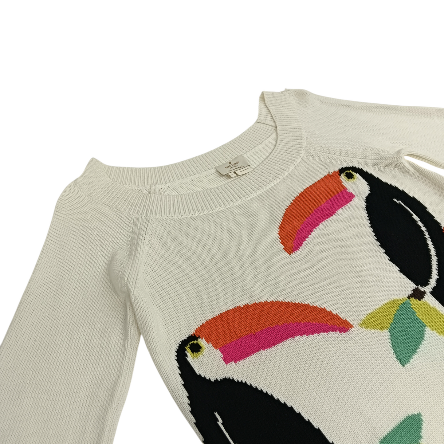 KATE SPADE Knitwear SIZE S Lady's White MJMU3862