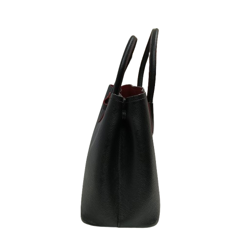 PRADA 2WAY Bag Saffiano 1BG 775 Black/Red **Damage/Inside Damage/Stain