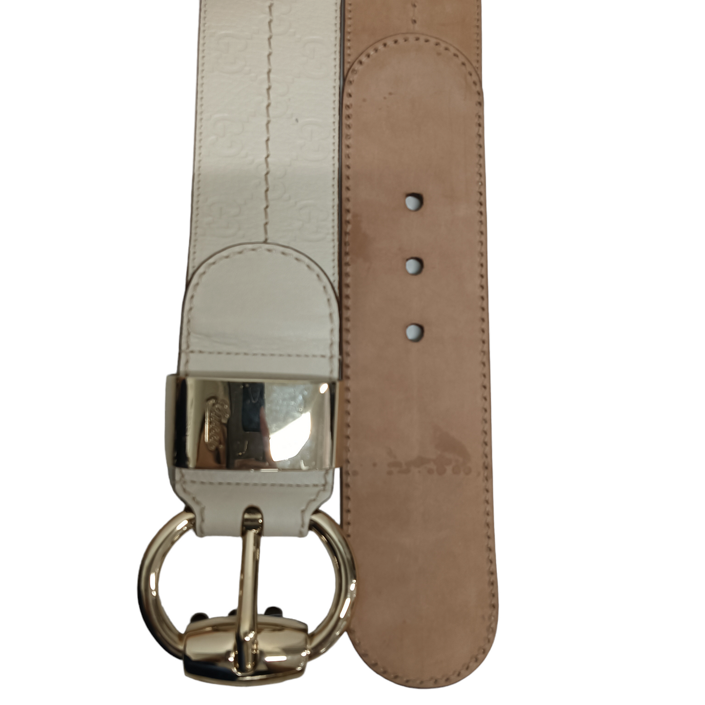 GUCCI BELT BEIGE 181465 1476 RANK(B)