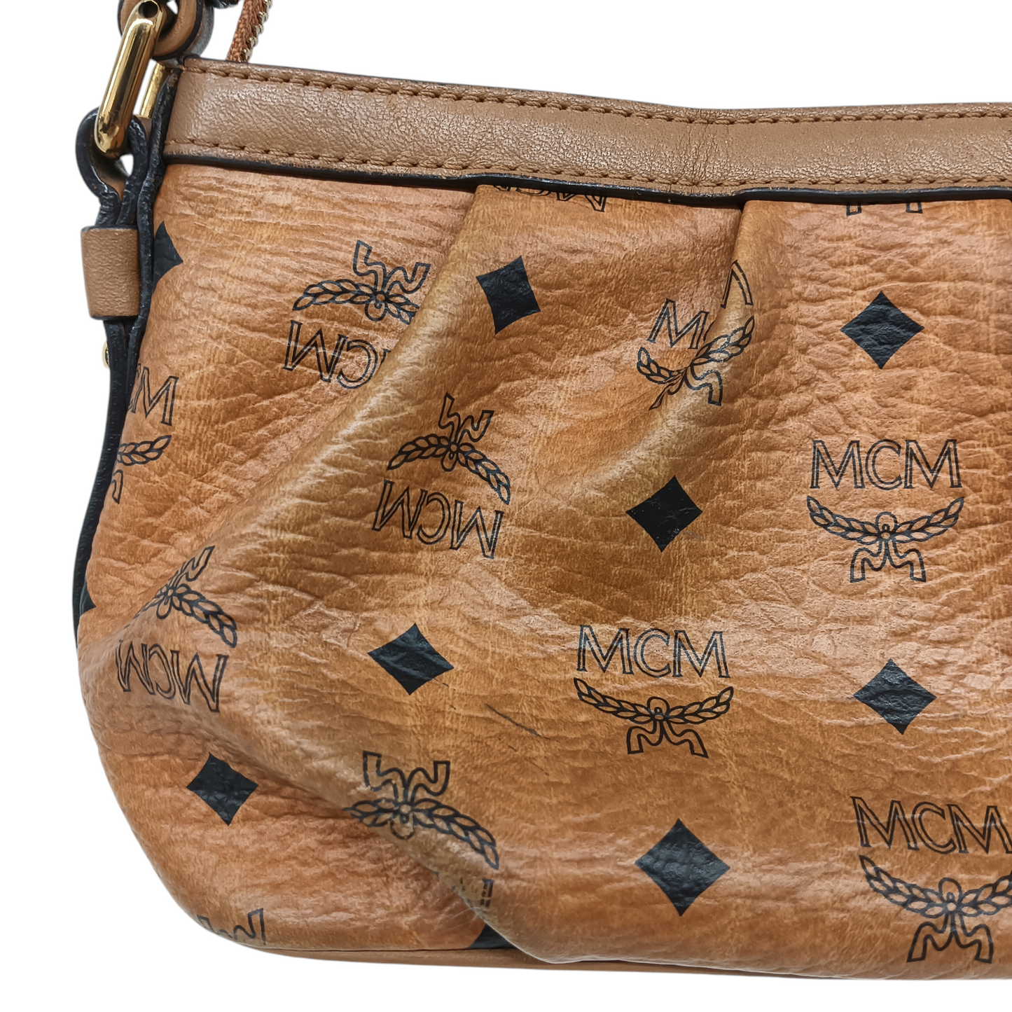 MCM One Shoulder Bag MWC9AVI08C0001 Rank (C) Brown