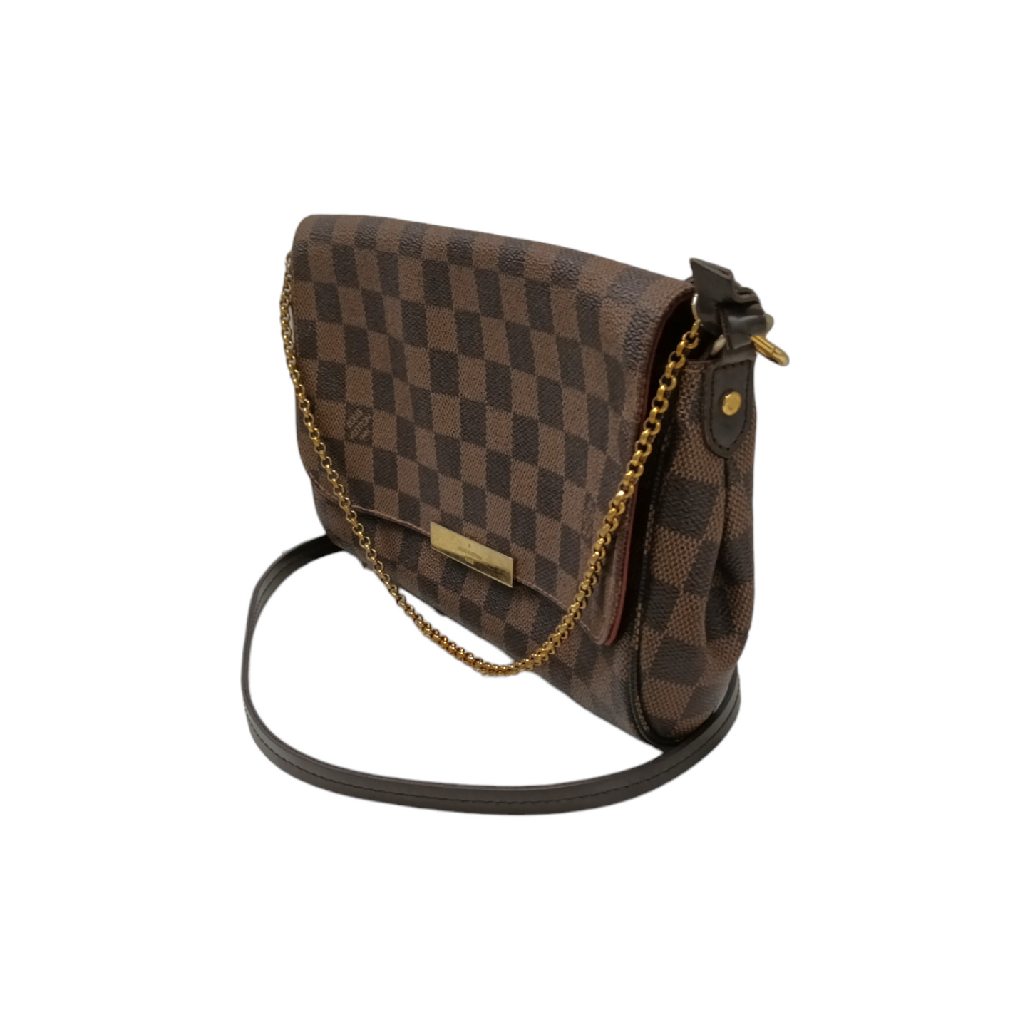 LOUIS VUITTON Shoulder Bag Brown FL4114