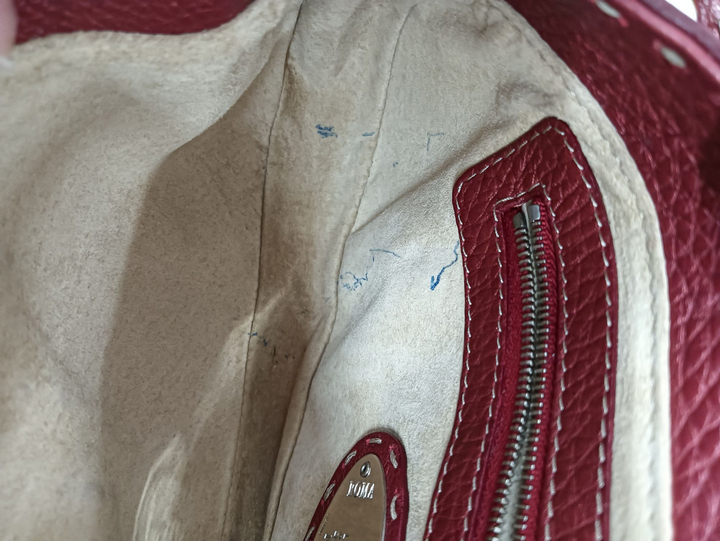 FENDI Handbag 8BR407 Red