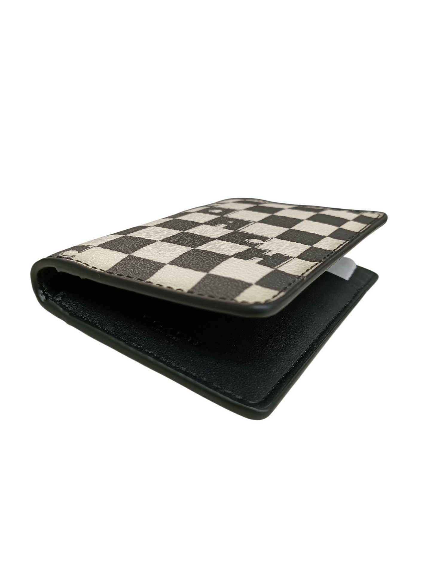 COACH Card Case C7941G White/Black