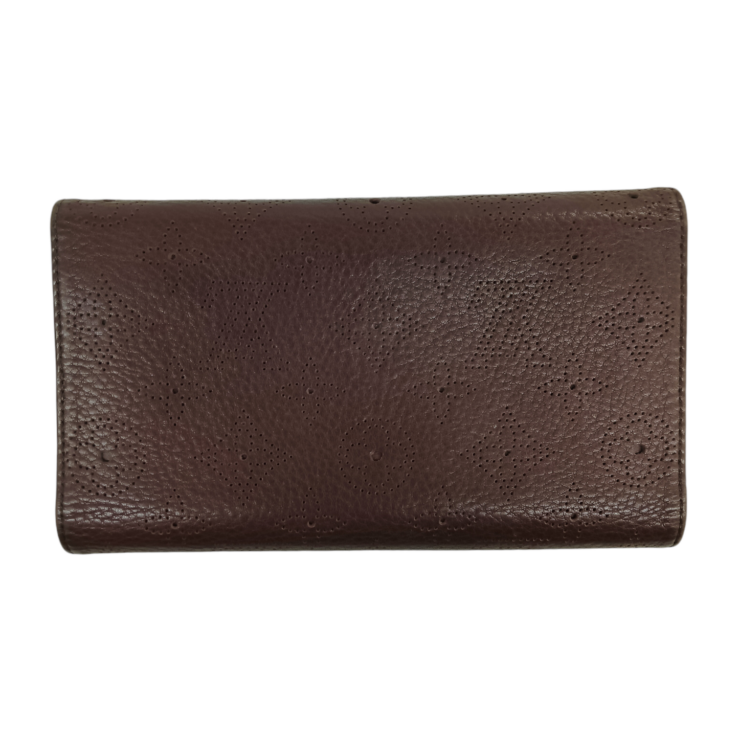 LOUIS VUITTON Long Wallet M95995 TH2039 Brown *inside Zip Damage*