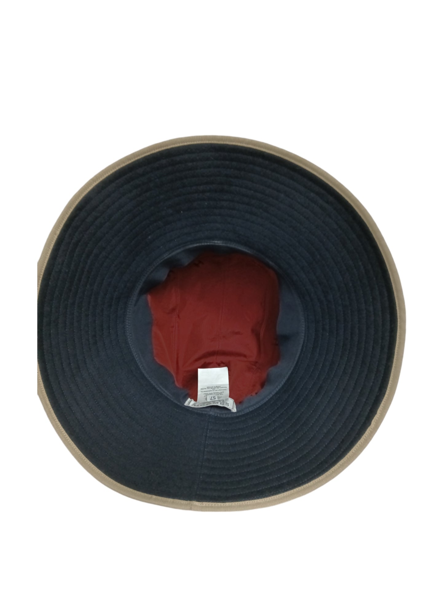 HERMES HAT NAVY CASHMERE 100% RANK(A)