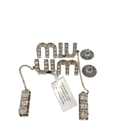 MIU MIU Earring Silver 5JO661 2BNC