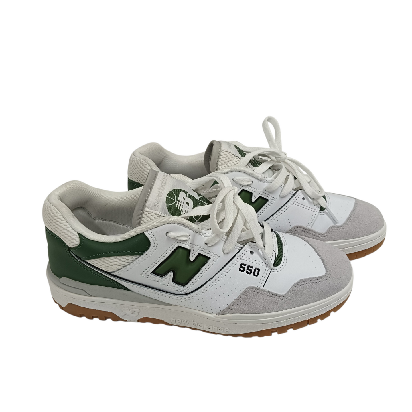 NEW BALANCE Sneaker BB550ESB Mens White/Green