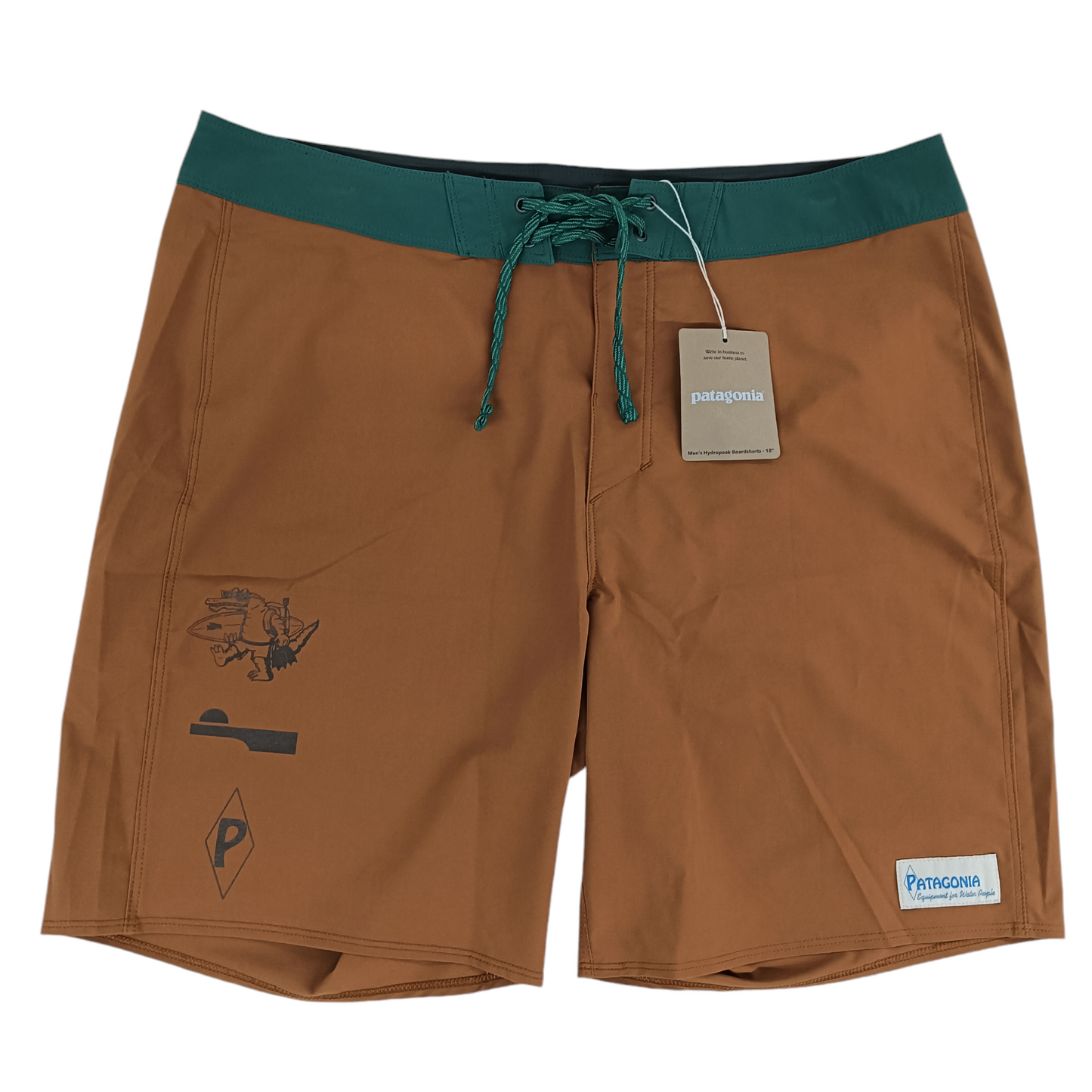 PATAGONIA Pants 33 Mens Brown/Green 86697