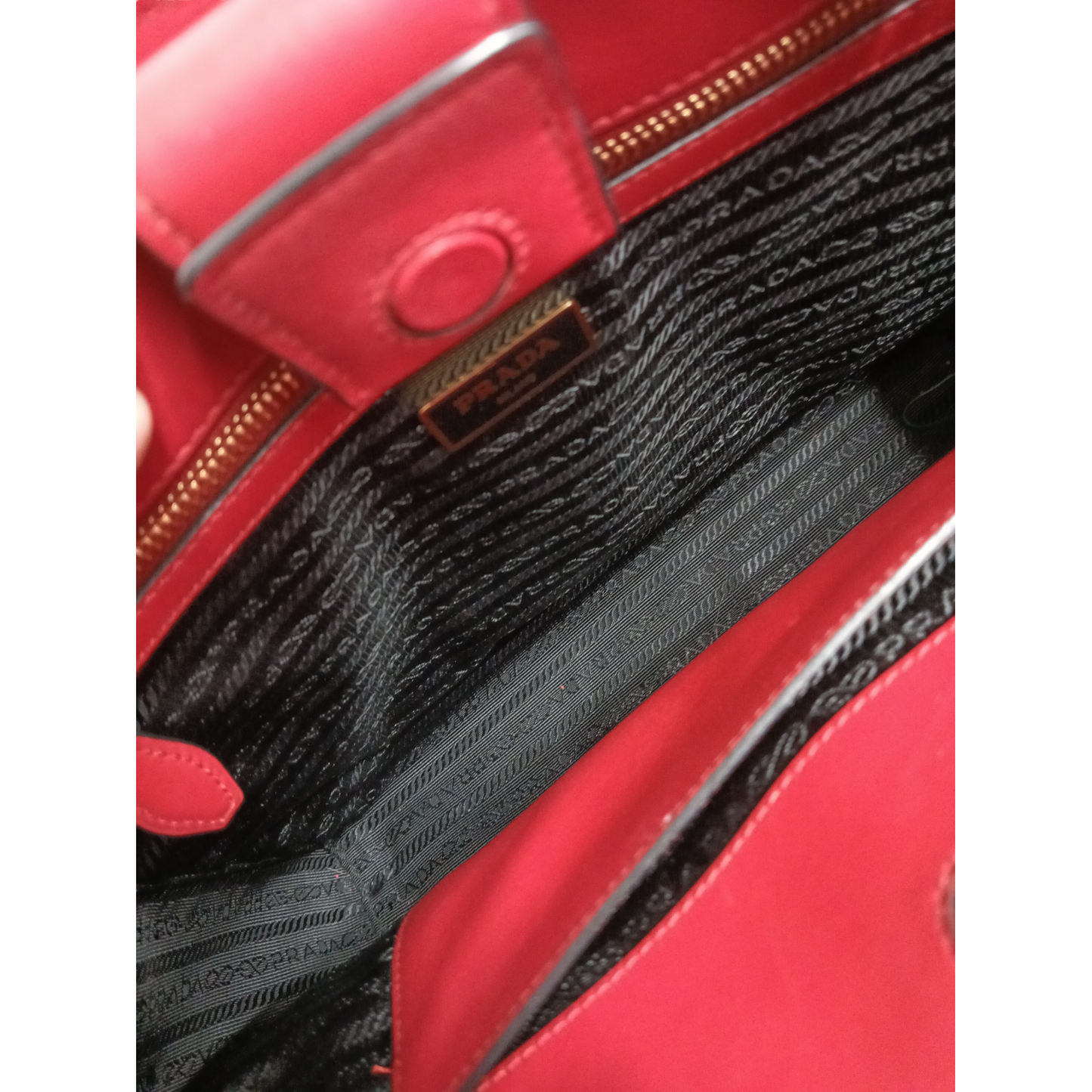 PRADA SAFFIANO RED 165 1BA189