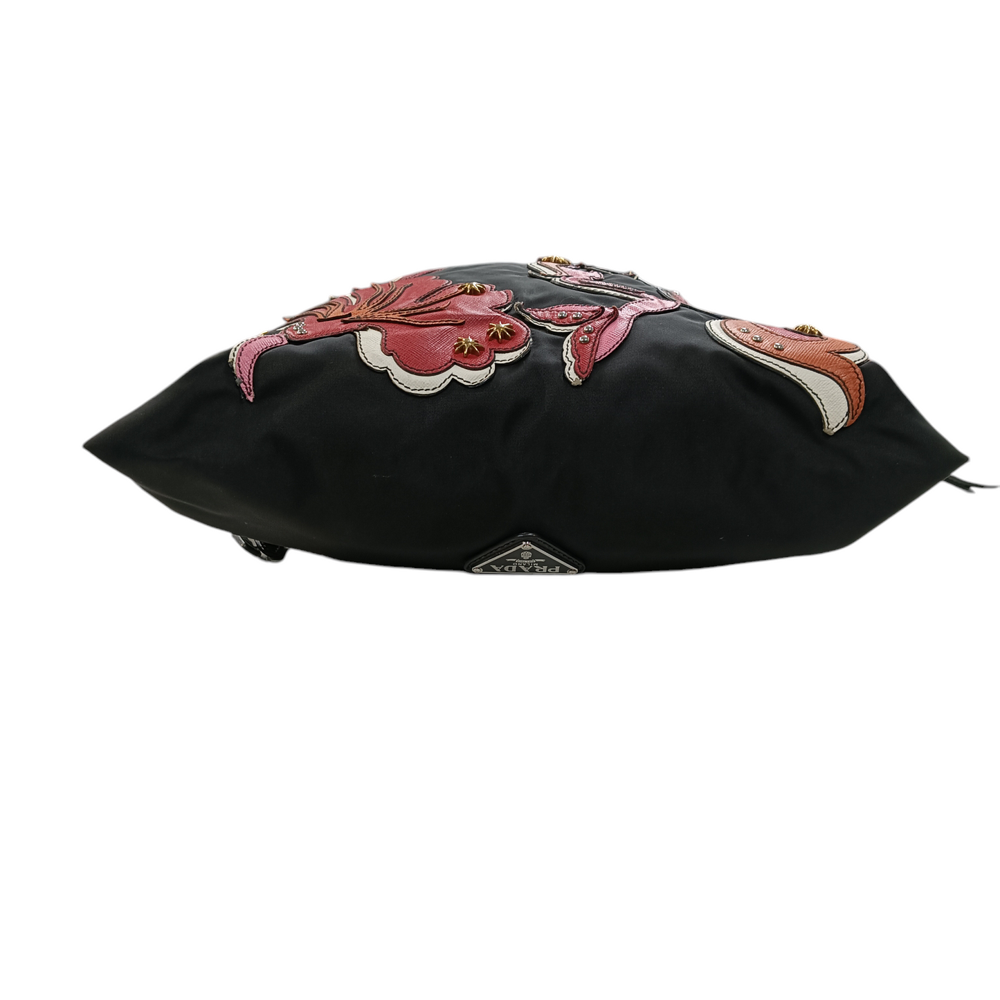PRADA SHOULDER BAG BLACK/RED