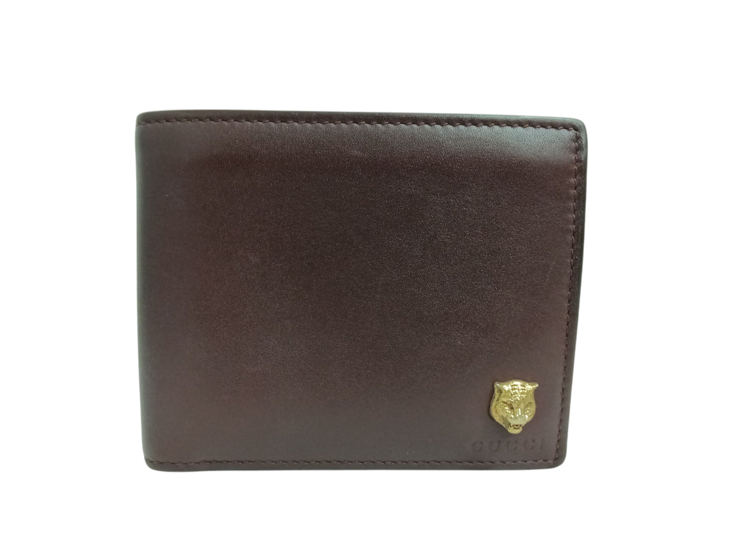 GUCCI Wallet 428720 Wine Red Rank (B)