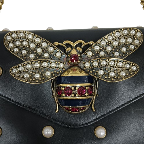 GUCCI Shoulder Bag 453778 Black **Scratch/Stain