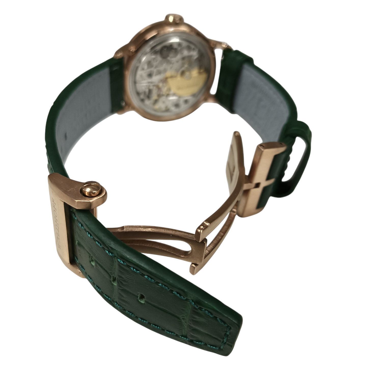 WALDHOFF Pioneer Emerald 28800VPH Green/Rose Gold