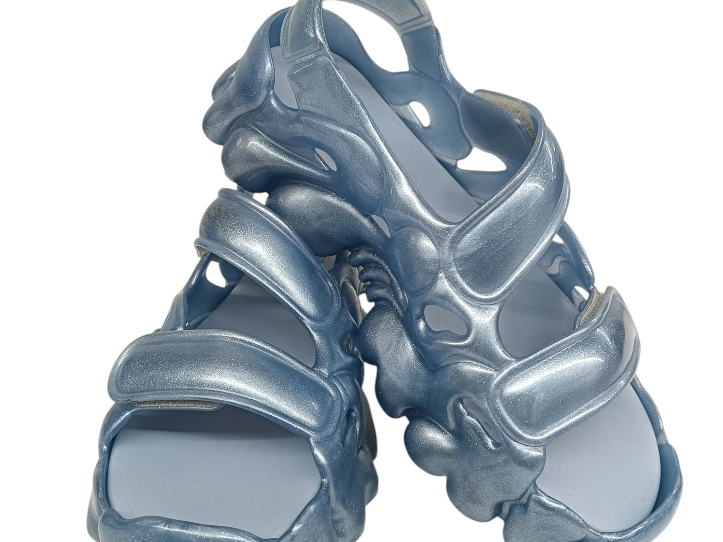Melissa Sandal Size 7 us Sky blue Lady's collina Strada