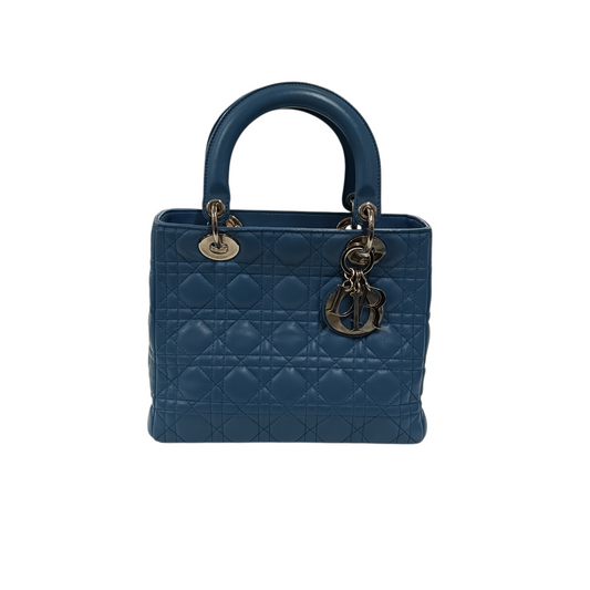 Christian Dior 2WAY Bag Sky Blue 17-B0-1111