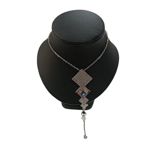 SWAROVSKI Necklace Silver And Blue