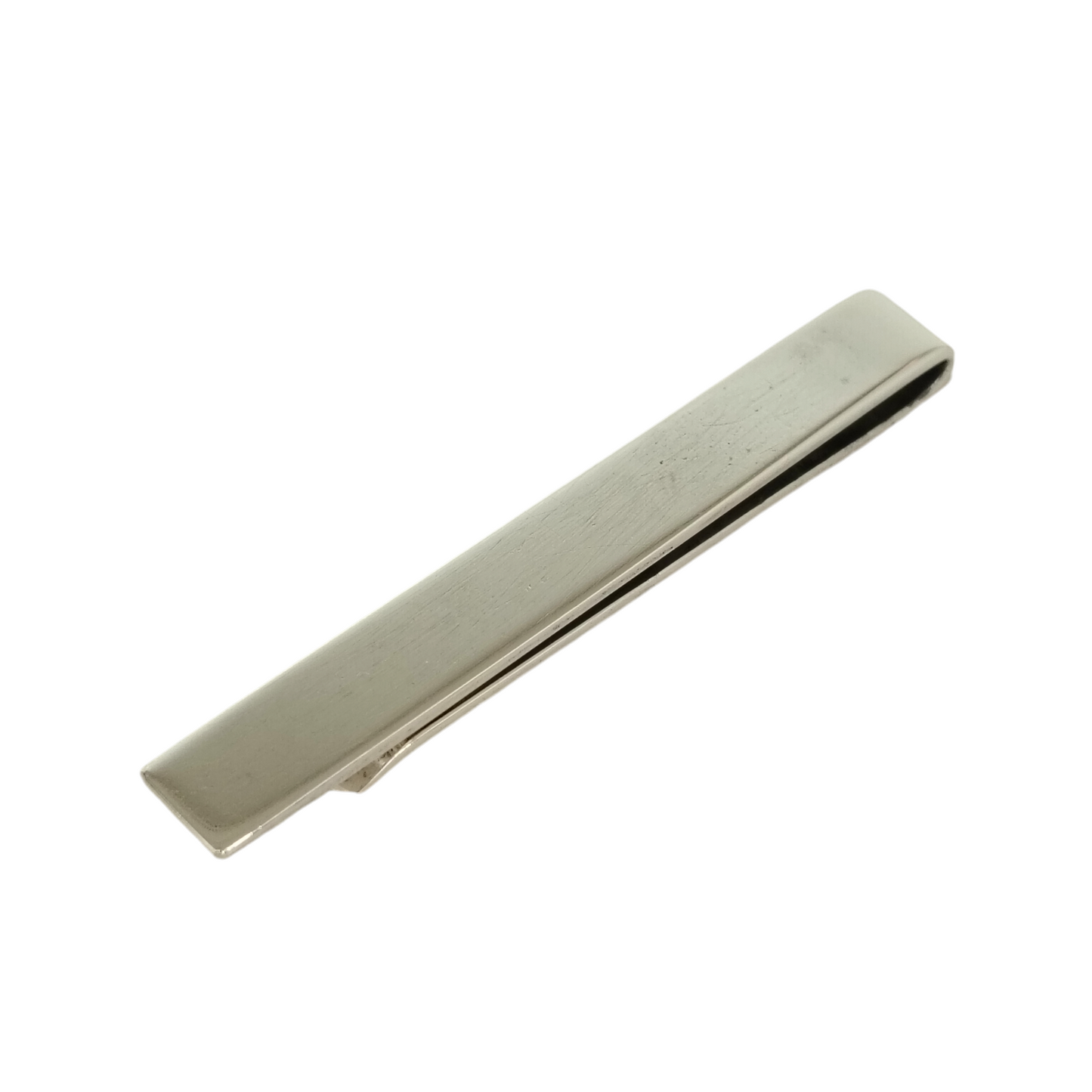 TIFFANY & CO Tie Clip Solid Damage Silver 925