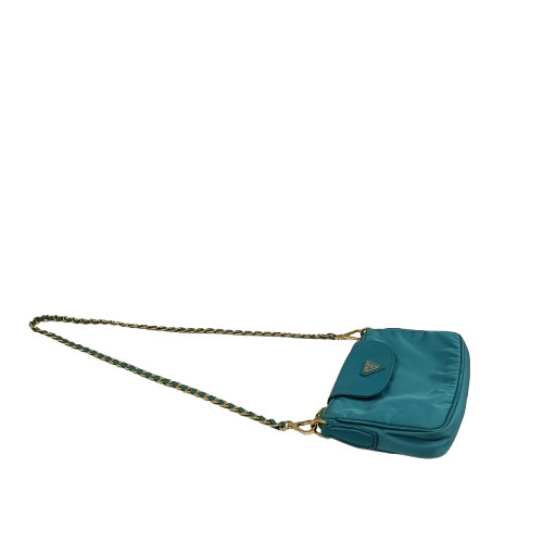 PRADA Shoulder Bag BT0779 Blue **Scratch/Stain