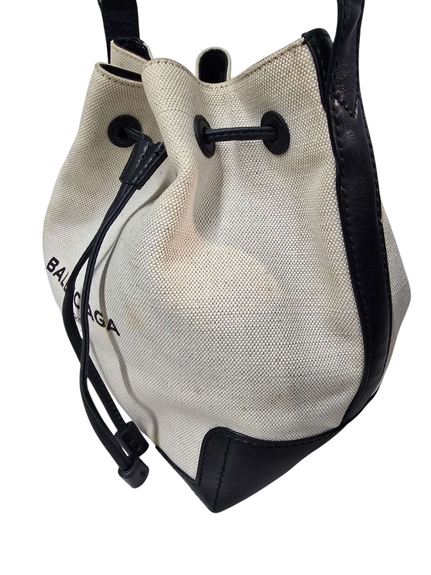 BALENCIAGA Shoulder Bag 40900 1080 538735 Rank (D) Black/White *Stain
