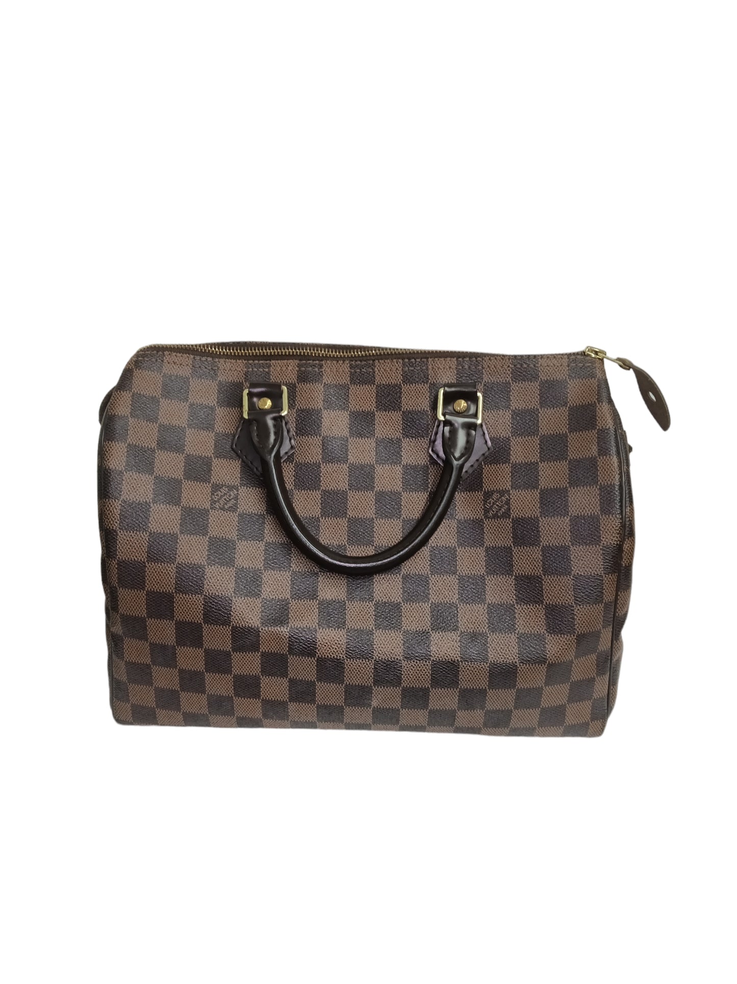 LOUIS VUITTON HANDBAG DAMIER BROWN N41531 TR2102 RANK (B) DAMAGE