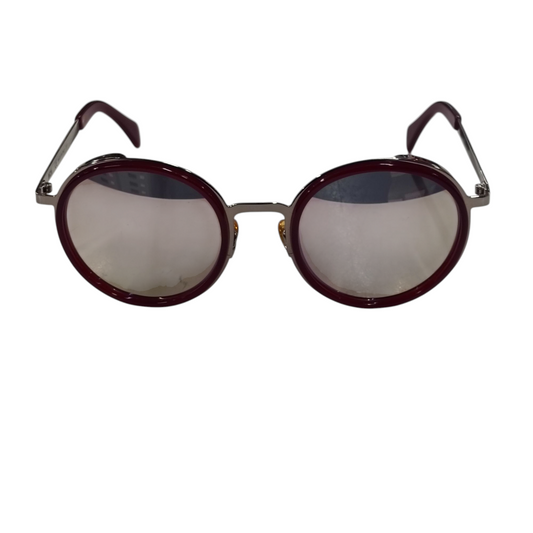 MCM Sunglasses MCM115SK Silver/Red