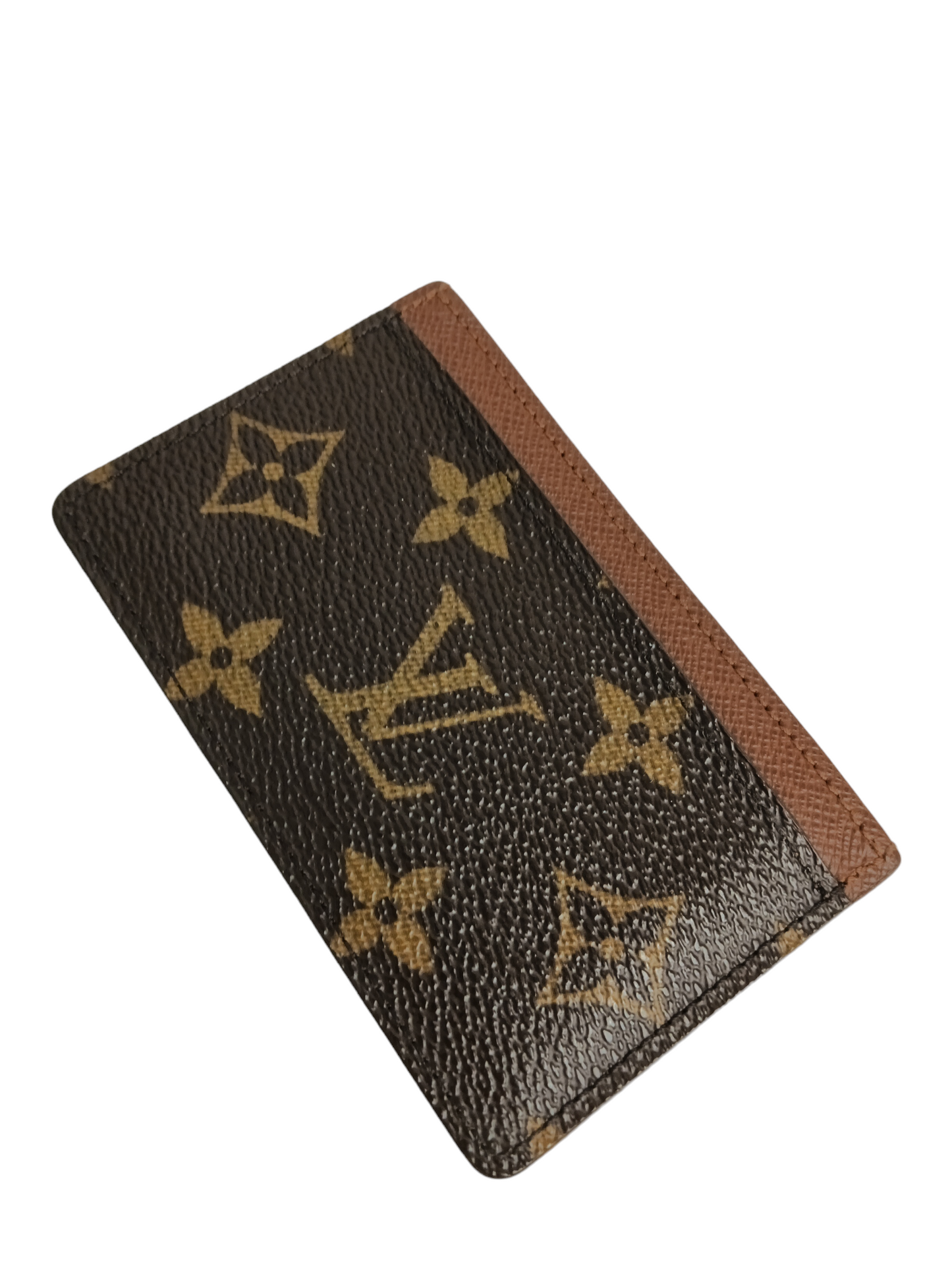 LOUIS VUITTON CARD CASE MONOGRAM SP8075 BROWN RANK(A)