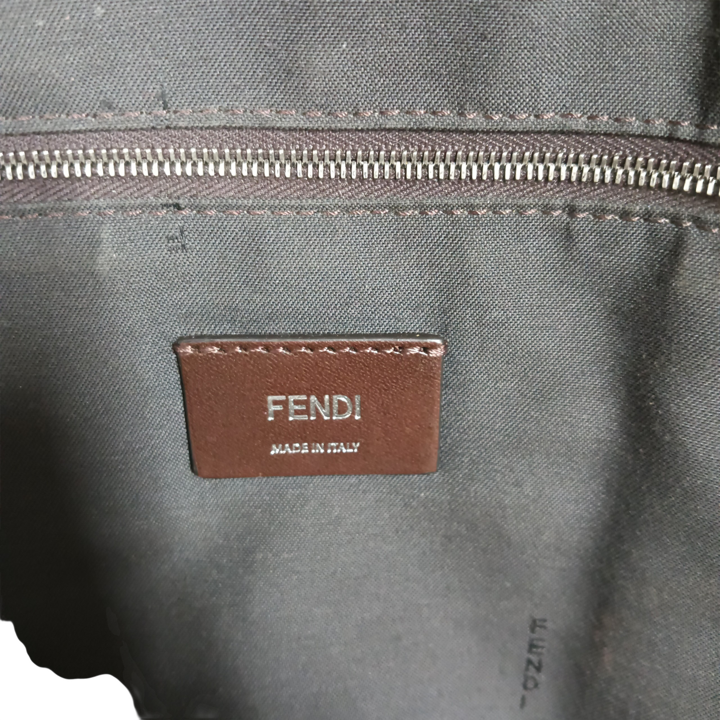 FENDI Rucksack 7VZ053 Beige/Brown Stain/Scratch
