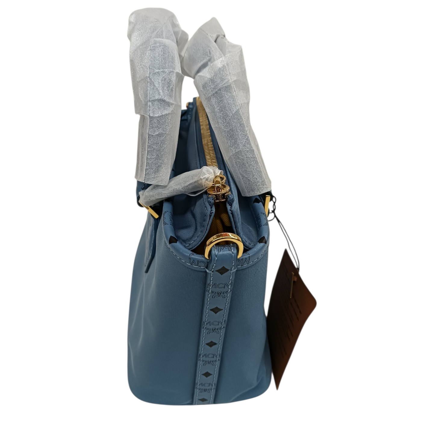 MCM 2WAY BAG MWPFSTA 04E4001 Blue Nylon