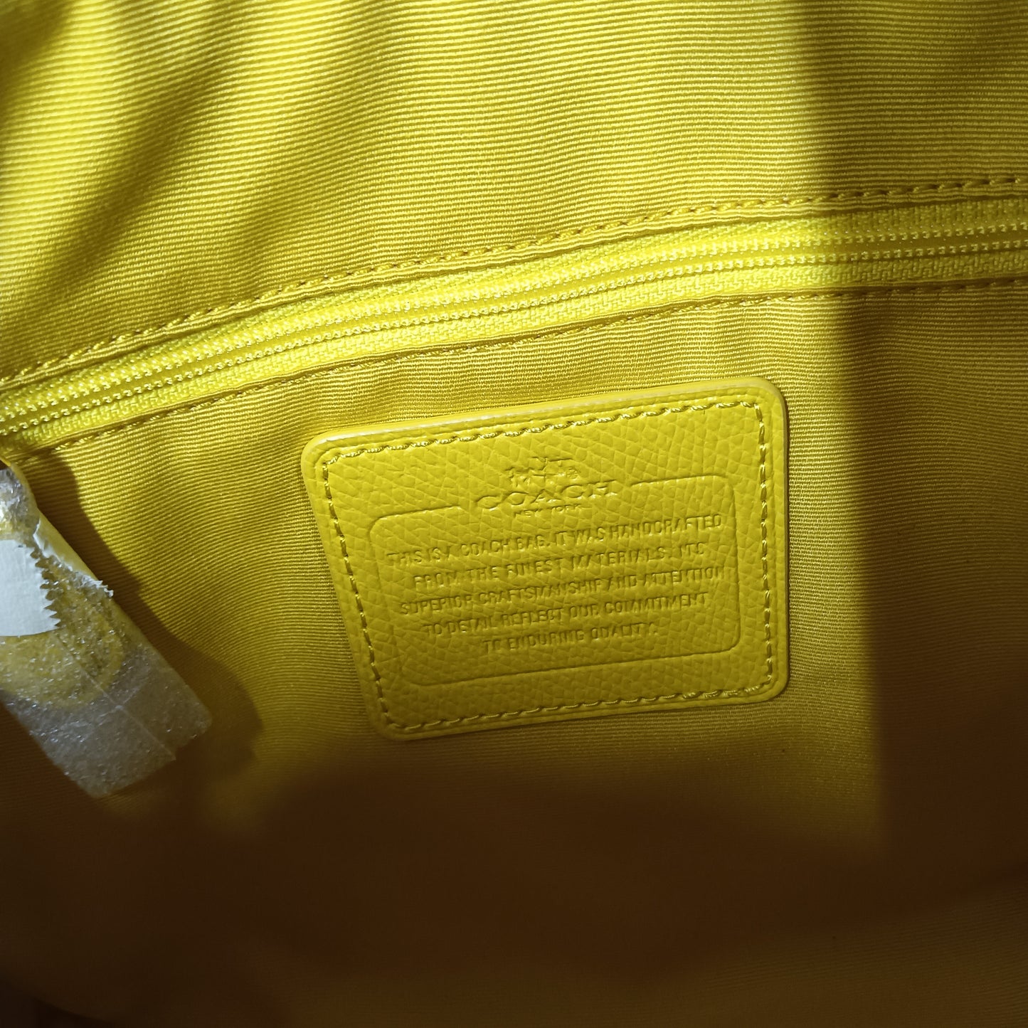 COACH 2WAY Bag F33329 Yellow