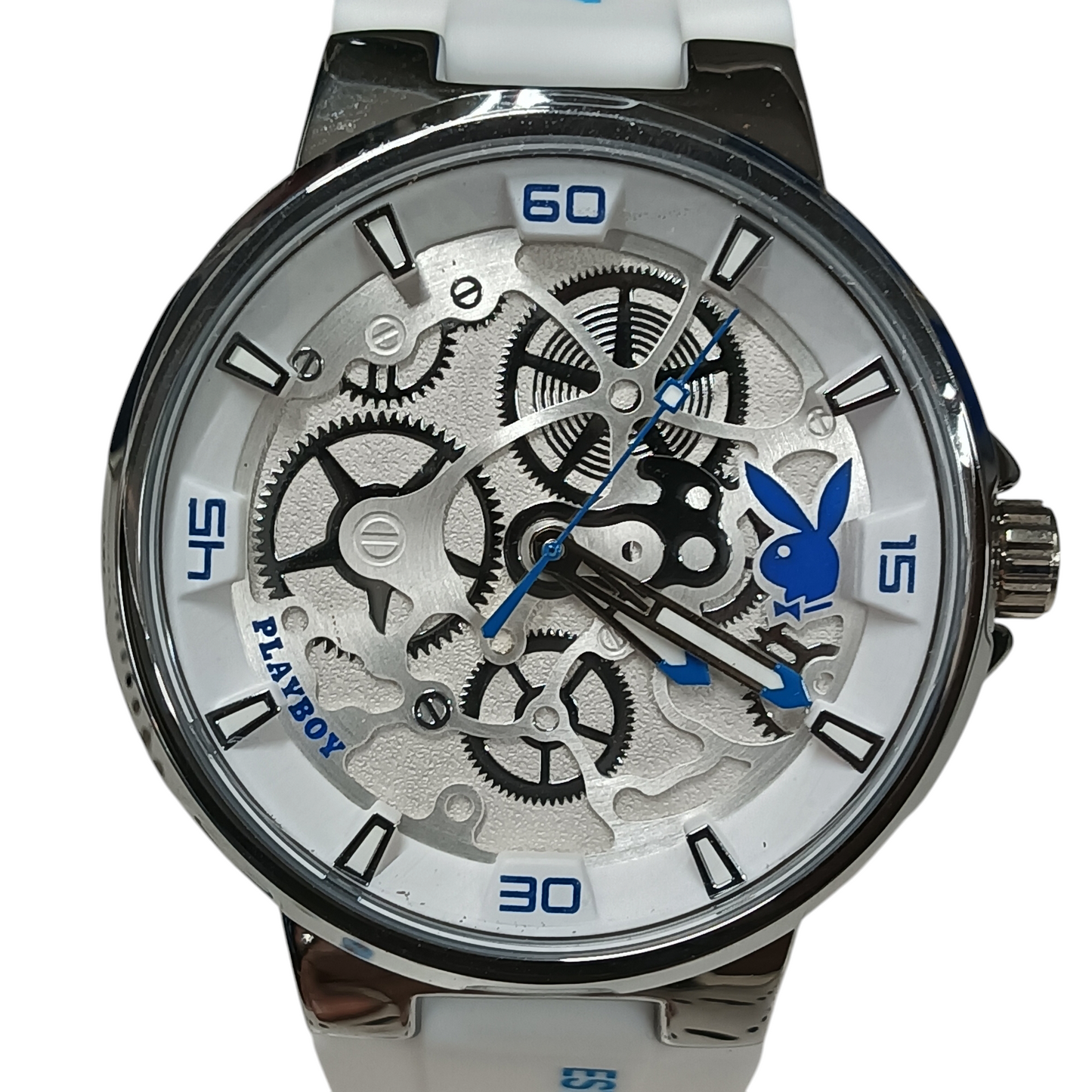 PLAY BOY WRIST WATCH G3052 white