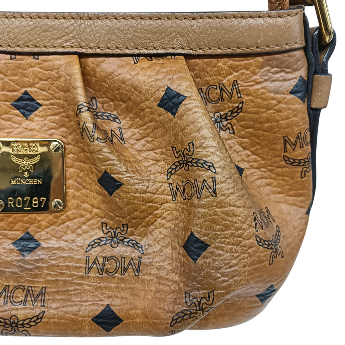 MCM One Shoulder Bag MWC9AVI08C0001 Rank (C) Brown