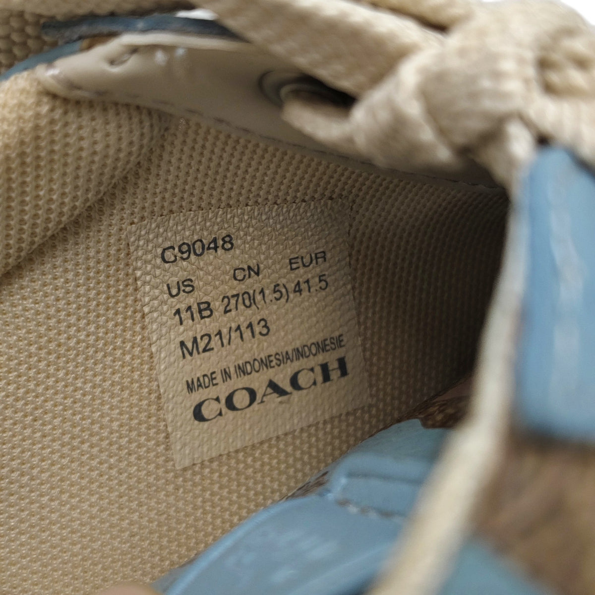 COACH Sneaker Size 41.5 Lady's C9048 Multi Color Rank A